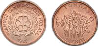 Tonga 2 Seniti Tonga Kingdom 1981 2 Seniti - Taufa'ahau Tupou IV (FAO) Bronze Royal Australian Mint (1102000) 3.89g UNC KM 67 Schön 52 -