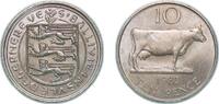 Guernsey 10 Pence Guernsey British dependency 1982 10 Pence - Elizabeth II Copper-nickel (200000) 11.38g UNC KM 30 -