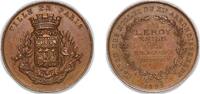 France France Third Republic 1893 Medal - Caisse des écoles du XIe arrondissement Bronze 16.45g AU -