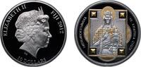 Fiji 10 Dollars Fiji Republic 2012 10 Dollars - Elizabeth II (Saint Olga) Silver (.999) (7000) 20g PF -