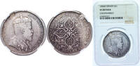 British Malaysia 1 Dollar British Malaysia Straits Settlements British colony 1904 B 1 Dollar - Edward VII (Large Type) Silver (.900) Mumbai / Bombay (203 -