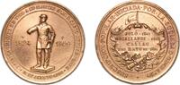 Spain Spain Kingdom 1890 Medal - Vigo, Estatua de Casto Méndez Núñez Bronze 25.11g AU Cleaned V. 859 var metal -