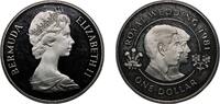 Bermuda 1 Dollar Bermuda British colony 1981 1 Dollar - Elizabeth II (Royal Wedding; Silver Proof Issue) Silver (.925) Royal Mint (Tower Hill) (1 -
