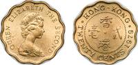 China 20 Cents China Hong Kong British colony 1979 20 Cents - Elizabeth II (2nd portrait) Nickel brass (79% Copper, 20% Zinc, 1% Nickel) Royal -