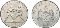 Samoa 1 Tala Samoa Independent State 1974 1 Tala - Tanumafili II (Commonwealth Games) Copper-nickel (40000) 27.61g UNC KM 18 -