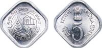 India 5 Paise India Republic 1978 ♦ 5 Paise (FAO) Aluminium (96% Aluminium, 4% Magnesium) Mumbai Mint (28440000) 1.52g UNC KM 21 -