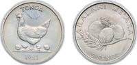 Tonga 5 Seniti Tonga 1981 5 Seniti - Taufa'ahau Tupou IV (FAO) Copper-nickel (941000) 2.81g BU KM 68 Schön 53 -