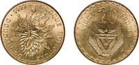 Rwanda 20 Francs Rwanda Republic 1977 20 Francs Brass (22000000) 8g BU KM 15 Schön 17 -