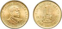 Kenya 1 Shilling Kenya 1995 1 Shilling Brass plated steel 4.35g BU KM 29 Schön 31 -