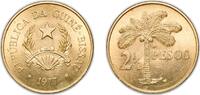 Guinea-Bissau 2½ Pesos Guinea-Bissau Republic 1977 2½ Pesos (FAO) Nickel brass (79% Copper, 20% Zinc, 1% Nickel) (4000000) 5.98g BU KM 19 Schön 19 -