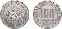 Gabon 100 Francs CFA Gabon Republic 1975 100 Francs Nickel (4000000) 7.05g UNC KM 13 Schön 12 -