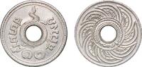 Thailand 10 Satangs Thailand Kingdom 2464 (1921) 10 Satang - Rama V / Rama VI / Rama VIII Nickel 3.5g XF Y 37 -