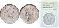 Mexico 8 Reales Mexico Spanish colony 1795 FM 8 Reales - Charles IV Silver (.903) Mexican Mint 27.07g NGC Chopmarked KM 109 -