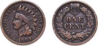 United States 1 Cent United States Federal republic 1908 1 Cent Indian Head Cent Bronze (.950 copper, .050 tin and zinc) United States Mint of Phil -