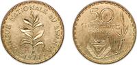 Rwanda 50 Francs Rwanda Republic 1977 50 Francs Brass Monnaie de Paris (9000000) 9.98g BU KM 16 Schön 18 -