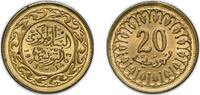 Tunisia 20 Millimes Tunisia Republic AH1403 - 1983 20 Millimes (non-magnetic) Brass 4.5g BU KM 307 Schön 205 -
