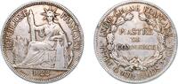 French Indochina 1 Piastre French Indochina French colony 1922 H 1 Piastre Silver (.900) (Copper .100) (7420000) 26.75g VF KM 5a.1 KM 5a.2 KM 5a.3 Lec 277- -