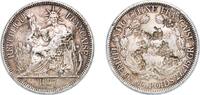 French Indochina 1 Piastre French Indochina French colony 1887 A 1 Piastre Silver (.900) Paris Mint (3076000) 27.1g VF Chopmarked KM 5 Lec 266-275 -