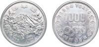 Japan 1000 Yen Japan Empire 1964 1000 Yen - Shōwa (Olympics) Silver (.925) (Copper .075) (15000000) 20g AU Y 80 JNDA 03-1 -