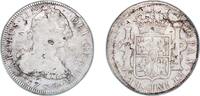 Mexico 8 Reales Mexico Spanish colony 1780 FF 8 Reales - Charles III Silver (.903) Mexico City Mint 26.27g VF Chopmarked KM 106 -