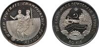 Laos 50 Kip Laos People’s Democratic Republic 1988 50 Kip (World Cup) Silver (.999) (5000) 15.92g PF KM 33 Schön 31 -