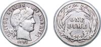 United States 1 Dime United States Federal republic 1903 1 Dime Barber Dime Silver (.900) (.100 copper) Philadelphia Mint (19500000) 2.4g XF KM 113 -