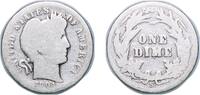 United States 1 Dime United States Federal republic 1904 S 1 Dime Barber Dime Silver (.900) (.100 copper) San Francisco Mint (800000) 2.27g F KM 11 -