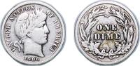 United States 1 Dime United States Federal republic 1906 1 Dime Barber Dime Silver (.900) (.100 copper) United States Mint of Philadelphia (1995773 -