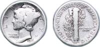 United States 1 Dime United States Federal republic 1916 1 Dime Mercury Dime Silver (.900) United States Mint of Philadelphia (22180080) 2.39g VF K -