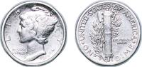 United States 1 Dime United States Federal republic 1917 S 1 Dime Mercury Dime Silver (.900) San Francisco Mint (27330000) 2.44g XF KM 140 Schön 13 -