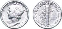 United States 1 Dime United States Federal republic 1918 1 Dime Mercury Dime Silver (.900) United States Mint of Philadelphia (26680000) 2.5g AU KM -