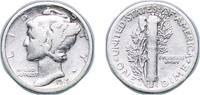 United States 1 Dime United States Federal republic 1919 S 1 Dime Mercury Dime Silver (.900) San Francisco Mint (8850000) 2.44g VF KM 140 Schön 133 -