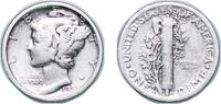 United States 1 Dime United States Federal republic 1920 S 1 Dime Mercury Dime Silver (.900) San Francisco Mint (13820000) 2.44g VF KM 140 Schön 13 -