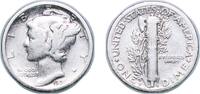 United States 1 Dime United States Federal republic 1924 S 1 Dime Mercury Dime Silver (.900) San Francisco Mint (7120000) 2.4g VF KM 140 Schön 133 -