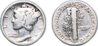 United States 1 Dime United States Federal republic 1925 1 Dime Mercury Dime Silver (.900) United States Mint of Philadelphia (25610000) 2.4g VF KM -