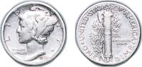 United States 1 Dime United States Federal republic 1925 S 1 Dime Mercury Dime Silver (.900) San Francisco Mint (5850000) 2.45g XF KM 140 Schön 133 -