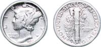 United States 1 Dime United States Federal republic 1926 D 1 Dime Mercury Dime Silver (.900) United States Mint of Denver, (6828000) 2.46g XF KM 14 -
