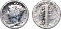 United States 1 Dime United States Federal republic 1928 1 Dime Mercury Dime Silver (.900) United States Mint of Philadelphia (19480000) 2.38g VF K -