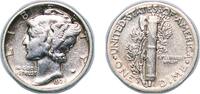 United States 1 Dime United States Federal republic 1936 D 1 Dime Mercury Dime Silver (.900) United States Mint of Denver, (16132000) 2.48g XF KM 1 -