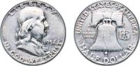 United States ½ Dollar United States Federal republic 1952 ½ Dollar Franklin Half Dollar Silver (.900) United States Mint of Philadelphia (21192093) -