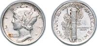 United States 1 Dime United States Federal republic 1919 1 Dime Mercury Dime Silver (.900) United States Mint of Philadelphia (35740000) 2.5g AU Cl -