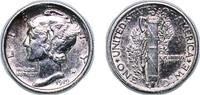 United States 1 Dime United States Federal republic 1919 1 Dime Mercury Dime Silver (.900) United States Mint of Philadelphia (35740000) 2.52g AU K -