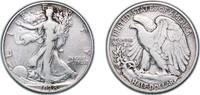 United States ½ Dollar United States Federal republic 1938 D ½ Dollar Walking Liberty Half Dollar Silver (.900) Denver Mint (491600) 12.3g VF KM 142 -