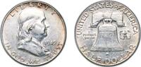 United States ½ Dollar United States Federal republic 1949 ½ Dollar Franklin Half Dollar Silver (.900) Philadelphia Mint (5614000) 12.52g XF KM 199 S -