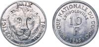 Republic of the Congo (Léopoldville) (1960-1971) 10 Francs Republic of the Congo (Léopoldville) (1960-1971) 1965 10 Francs Aluminium 3.3g UNC KM 1 Schön 34 -