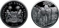 Sierra Leone 10 Dollars Sierra Leone 2005 PM 10 Dollars (Mountain Gorilla) Silver (10000) 28.28g PF KM 396 -