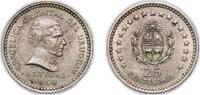 Uruguay 25 Centésimos Uruguay Oriental Republic of Uruguay 1960 25 Centésimos Copper-nickel Royal Mint (Tower Hill) (48000000) 3g AU KM 40 SA 81 CG 81 -