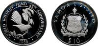 Samoa 1 Tala Samoa Independent State 1986 1 Tala - Tanumafili II (WWF) Copper-nickel 26.4g PF KM 74 -