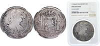 Mexico 8 Reales Mexico Spanish colony 1798 FM 8 Reales - Charles IV Silver (.903) 27.07g NGC FINE KM 109 -