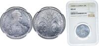 French Indochina 20 Centimes French Indochina French colony 1945 B 20 Centimes Aluminium Castelsarrasin Mint (6665000) 2.2g NGC MS 64 KM 29 -